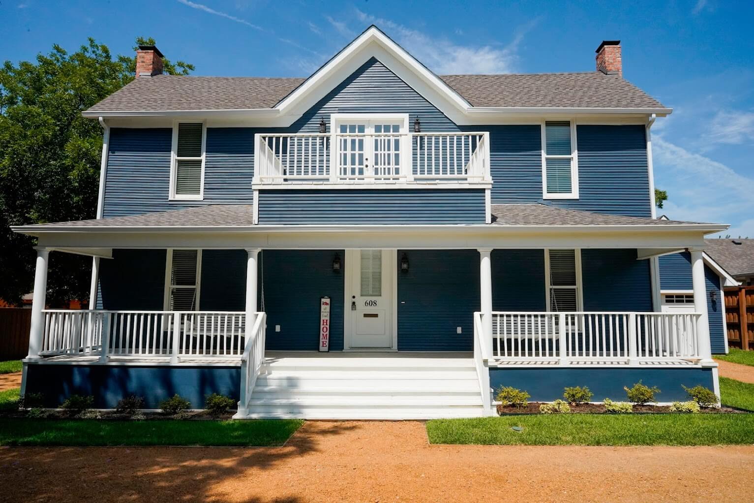 Single-Family Home Remodel Front Exterior Photo Designed By RC3D; Award-Winning Architect Firm In Dallas, TX.